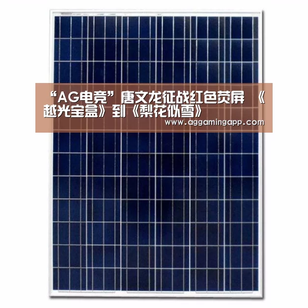 “AG电竞”唐文龙征战红色荧屏 《越光宝盒》到《梨花似雪》(图1) AG电子